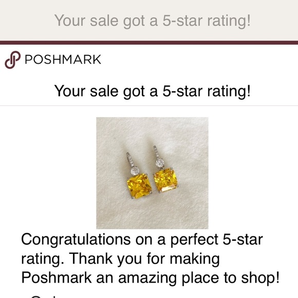 Yellow Diamond Dangle Drop Earrings New - Picture 4 of 6